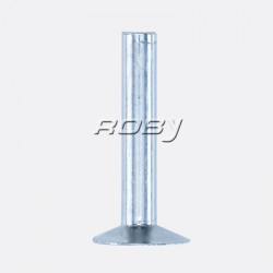 1000 Rivets Aluminium Tête Fraisée Large 3,5x20mm Sans Contre-Rivure