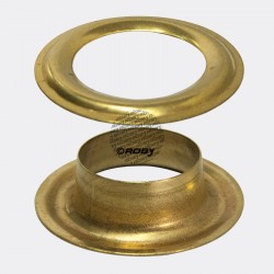 500 OEILLETS ROND 20MM LAITON DIAMÈTRE INTÉRIEUR 20MM