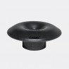 100 POULIES CHAMPIGNON NOIRE 38MM