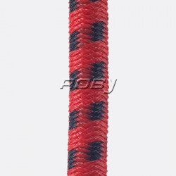 ROULEAU 100M SANDOW ROUGE CHINÉ 9MM