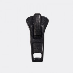 10 CURSEURS 9MM SIMPLE TIRETTE PLASTIQUE NOIR YKK