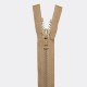 YKK 9MM SÉPARABLE SIMPLE TIRETTE PLASTIQUE BEIGE 100CM