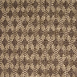 TISSU LOSANGE MARRON L.140CM