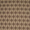 TISSU LOSANGE MARRON L.140CM