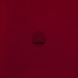 VELOURS UNI ROUGE L.160CM