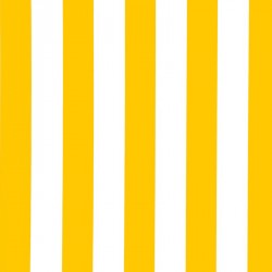 TOILE DOCRIL RAYURES ÉGALES JAUNE/BLANC L.120CM