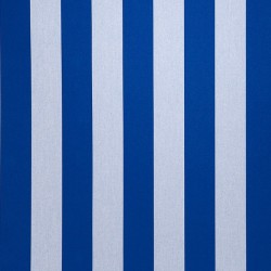 TOILE DOCRIL RAYURES ÉGALES BLEU/JEAN L.120CM
