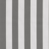 SUNBRELLA OUTDOOR/INDOOR STRIPE CHARCOAL L.137CM