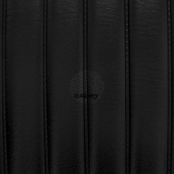 Jersoid Matelassé Noir côte soudée 30mm L.140cm